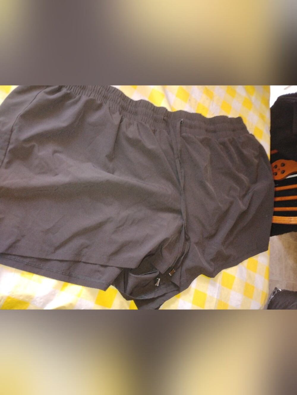 Women's Plus Size Black Athletic Shorts